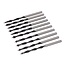 Silverline Set houtboren - 3 mm - carbon staal - centreerpunt - 10 stuks