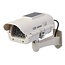 Silverline Zonnepaneel aangedreven dummy beveiligingscamera met knipperende LED en waterbestendige behuizing