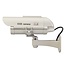 Silverline Zonnepaneel aangedreven dummy beveiligingscamera met knipperende LED en waterbestendige behuizing