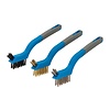 Silverline Mini Staalborstel Set - Nylon, Messing en RVS - 175 mm - 3 delig Silverline Mini Staalborstel Set - Nylon, Messing en RVS - 175 mm - 3 delig