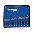 Silverline Steeksleutelset - 10 t/m 19 mm - 10-delig - Gehard Chroom Vanadium - Inclusief Nylon Etui