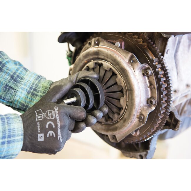 Silverline Koppelingscentreerpen - nylon/staal - universeel met hulzen (3 stuks) - koppeling uitlijnen in auto's en bedrijfswagens