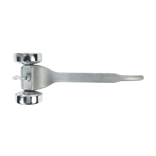 Silverline Voegkrabber met wielen - gegoten aluminium - verstelbare betonspijker - 225 mm - aluminiumkleurig - voor baksteenvoegen