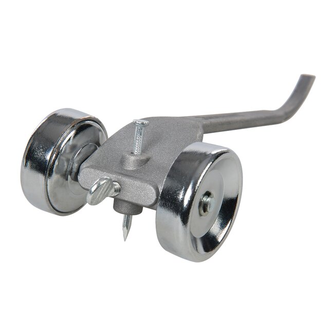 Silverline Voegkrabber met wielen - gegoten aluminium - verstelbare betonspijker - 225 mm - aluminiumkleurig - voor baksteenvoegen