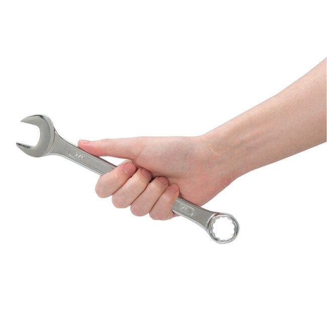 Silverline Steekringsleutelset - chroom-vanadium - voor los- en vastdraaien - 6 tot 22 mm - verchroomd - 22-delig - werkplaats