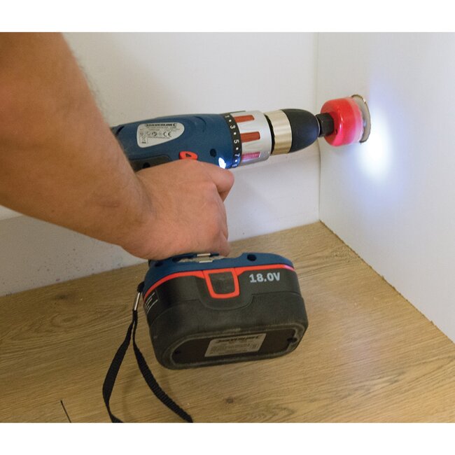 Silverline Gatenzaagset - hoog-koolstofstaal - 21 t/m 64 mm - zwart - 11-delig - voor gaten boren in hout, kunststof en gipsplaat