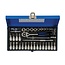 Silverline 38-delige dopsleutelset - metrisch - Torx, Inbus, PZ en sleuf - 4 tot 14 mm