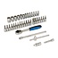 Silverline 38-delige dopsleutelset - metrisch - Torx, Inbus, PZ en sleuf - 4 tot 14 mm
