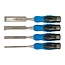 Silverline Houtbeitelset - Expertkwaliteit - Soft-grip - 4-delig - 6-25 mm