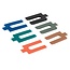 Silverline Kunststof afstandhouders - 1-6 mm - 100 stuks - kleurgecodeerd