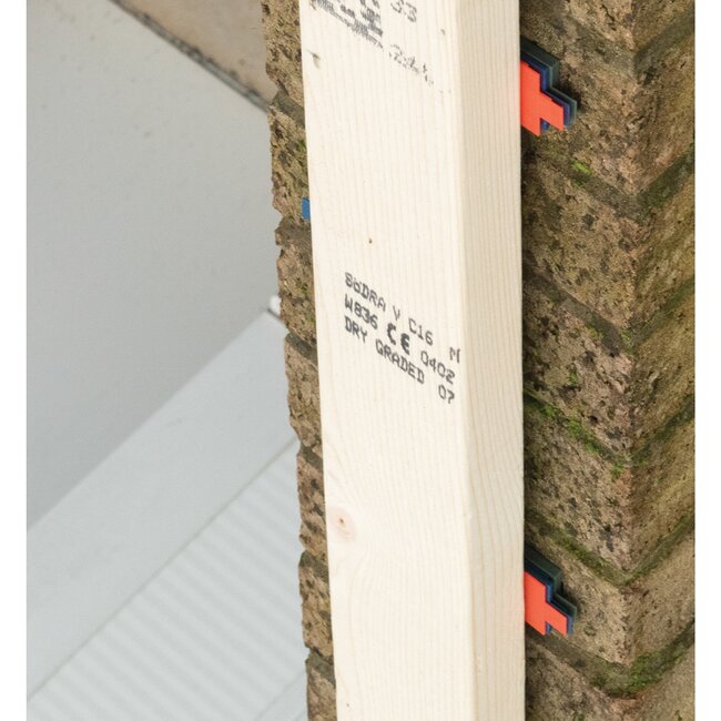 Silverline Afstandhouders - kunststof - kleurgecodeerd 1-6 mm - 100 stuks - voor bekleding, glaszetten en framewerk