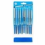 Silverline Naaldvijlenset - diamant - vijlen en ontbramen - 140 x 3 mm - 10-delig - met etui - voor hout en metaal