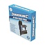 Silverline pneumatisch niet- en spijkerpistool - aluminium - 50 mm - softgrip en veiligheid - aluminiumkleur - bekleding en panelen