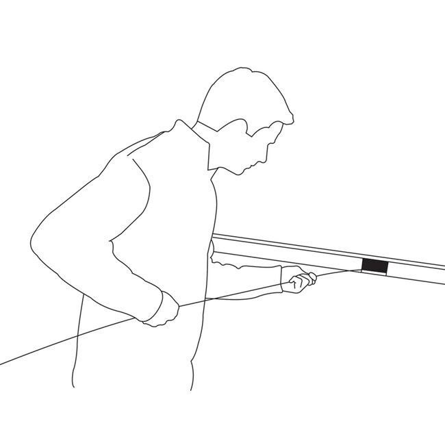 Silverline Kabeltrekset - glasvezelversterkt polyester - kabeltrekken - 10 x 1 meter - blauw - 13-delig - elektra