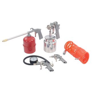 Silverline Perslucht accessoire set - 3.5 t/m 4.8 bar - 85-170 l/min - 5-delig