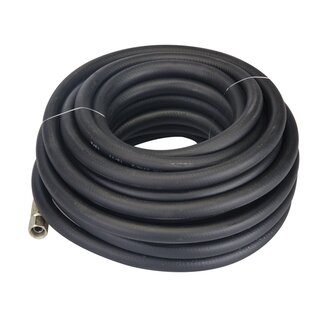 Silverline persluchtslang - rubber - werkdruk 20 bar - 10 meter, 8 mm - 1/4 inch aansluiting - voor compressor en luchtgereedschap