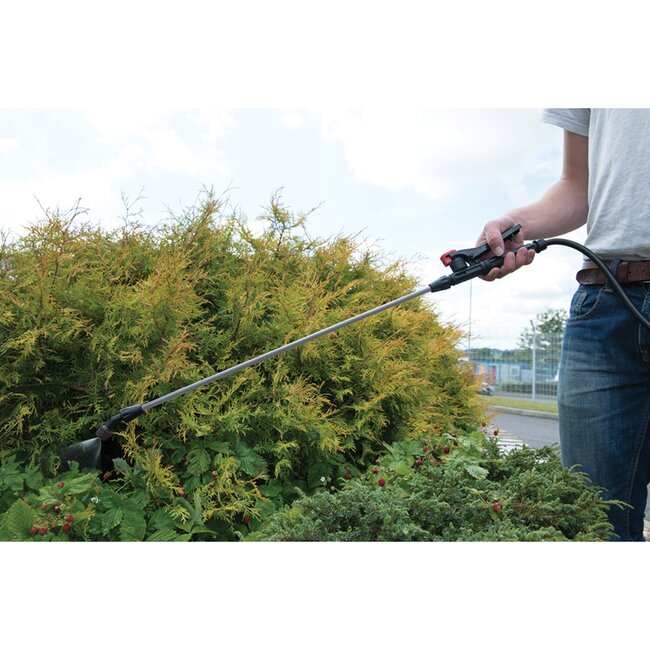 Silverline Rugspuit - kunststof met roestvrijstalen lans - hogedruk - 20 liter - 1,5 m slang - draagharnas - onkruidbestrijding