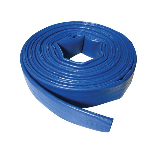 Silverline Dompelpomp Afvoerslang - Plat - 10 meter x Ø 32 mm - Blauw Silverline Dompelpomp Afvoerslang - Plat - 10 meter x Ø 32 mm - Blauw