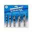 Silverline Korte slangenboor set - gehard carbon staal - 5 delig - Ø 10 t/m 25 mm