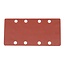 Silverline schuurvellen 1/3-vel met klittenband - aluminiumoxide - geperforeerd - 93 x 190 mm - 10 stuks - voor hout en metaal