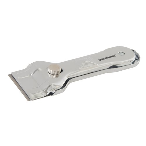 Silverline Metalen Krabber - Glaskrabber met 43 mm Mesblad Silverline Metalen Krabber - Glaskrabber met 43 mm Mesblad