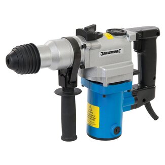 Silverline Boorhamer sds-plus - 850 watt - 3,5 J slagkracht - 26 mm beton - boren, hameren, beitelen - met koffer en accessoireset