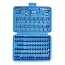 Silverline 100-delige schroevendraaier bit set - veelzijdige chroom vanadium bits - inclusief adapters en opbergkoffer