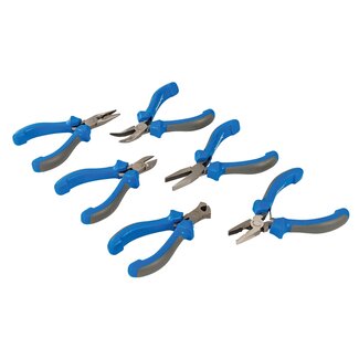 Silverline Mini Tangen Set - 6 delige Set