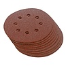 Silverline Klittenband Schuurschijven 8 Gaten - Ø 125 mm - Korrel 80 - 10 stuks Silverline Klittenband Schuurschijven 8 Gaten - Ø 125 mm - Korrel 80 - 10 stuks