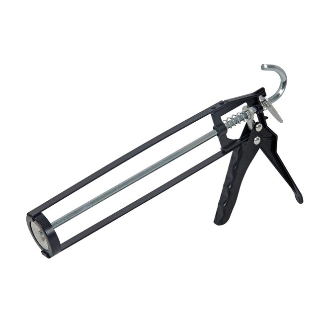Silverline Skelet kitpistool - Stalen frame - 300 ml - Handvat met perspen en vrijgaveclip