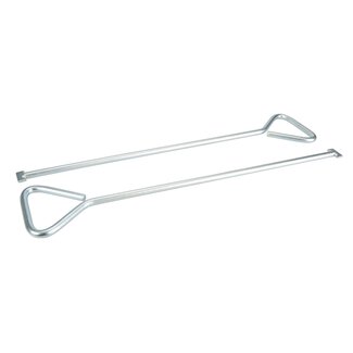 Silverline Putdeksel Sleutel met T-Uiteinde - 62 cm - 2 stuks