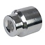 Silverline Doppenset 3/4 inch - verchroomd staal - ratel, T-greep en verlengstuk 200 mm - 22 t/m 46 mm - zilver - 15-delig - auto