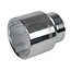 Silverline Doppenset 3/4 inch - verchroomd staal - ratel, T-greep en verlengstuk 200 mm - 22 t/m 46 mm - zilver - 15-delig - auto