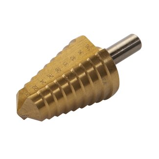 Silverline Trapgatboor - Titanium Coating - 20-36 mm - Nauwkeurige Gaten - 12 mm Schacht