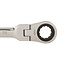 Silverline Flexibele ringratelsleutel - 180 graden kantelbare kop - 18 mm - Roestbestendig