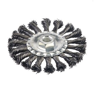 Silverline Staalborstel met getordeerd draad - Ø 115 mm - Voor roestverwijdering en lasvoorbereiding