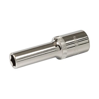 Silverline Diepe zeskantige dop - 10 mm - chroom vanadium - roestbestendig - maximale koppeloverdracht Silverline Diepe zeskantige dop - 10 mm - chroom vanadium - roestbestendig - maximale koppeloverdracht