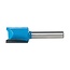 Silverline Rechte metrische groeffrees - TCT snijranden - 15 x 20 mm - geharde stalen schacht