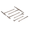 Silverline Telescopische meter Set - 8 t/m 150 mm - 6 delig Silverline Telescopische meter Set - 8 t/m 150 mm - 6 delig