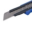 Silverline Afbreekmes - metalen frame en kunststof handvat - precisiesnijden - 18 mm - blauw - 36 stuks - papier en karton
