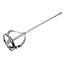 Silverline Mengstaaf - Zink Geplateerd - 600 mm - Ø 155 mm - M14 Draad