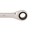 Silverline Vaste ringratelsleutel - 10 mm - hoogglans - 5° ratelactie - corrosiebestendig