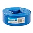 Silverline dompelpomp afvoerslang - flexibel pvc - plat - 10 meter - diameter 50 mm - blauw - voor leegpompen vijver en zwembad