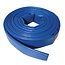 Silverline dompelpomp afvoerslang - flexibel pvc - plat - 10 meter - diameter 50 mm - blauw - voor leegpompen vijver en zwembad