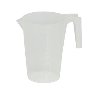 Silverline Maatbeker - Polyethyleen - 1 liter - Metrische schaalverdeling - Grote schenklip Silverline Maatbeker - Polyethyleen - 1 liter - Metrische schaalverdeling - Grote schenklip