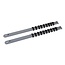 Silverline Rails voor 18 doppen - kunststof - muurmontage - set van 2