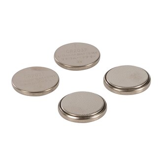 Powermaster Lithium knoopcel batterij - 3V - 4 stuks - kwikvrij - veelzijdig gebruik