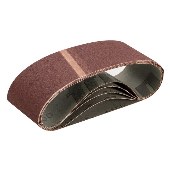 Triton Schuurband - 75 x 533 mm - Korrel 100 - Heavy-Duty - 5 stuks