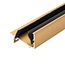 Fixman Tocht- en regenstrip - aluminium - waterdicht en isolerend - 91,4 cm - goudkleurig - voor deuren met 10-15 mm speling