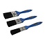Silverline Verfkwastenset - synthetische vezels - soft-grip handvat - 3 delig - 25/40/50 mm